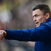Paul Heckingbottom manager of Sheffield United during the Sky Bet Championship match at Coventry City: Ashley Crowden / Sportimage