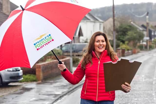People’s Postcode Lottery ambassador Judie McCourt sent her well-wishes to the winners