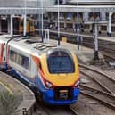 Sheffield Railway Station. A number of trains from Sheffield to Manchester Piccadilly and Liverpool Lime Street are delayed or cancelled this morning (September 17, 2026).