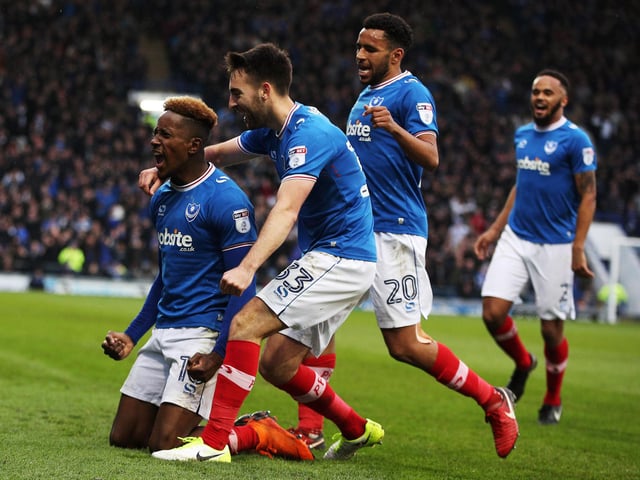 Paul Cook returned to Fratton and the fans were at their boisterous best. It was so loud Dion Donohue later revealed how he could hear the noise from QA Hospital. In front of the Sky Sports cameras, a display of heart and guts saw Pompey clinch a memorable victory. Brett Pitman and Jamal Lowe both notched.