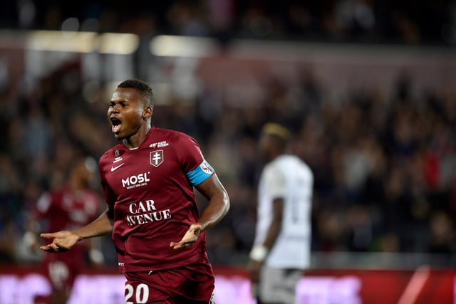 Leeds United are rumoured to have joined the likes of Chelsea and Leicester City in the race to land FC Metz striker Habib Diallo, who could be let to leave for around £18m. (Le Foot). (Photo credit: JEAN-CHRISTOPHE VERHAEGEN/AFP via Getty Images)