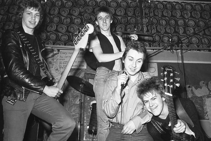 Punk band Disorder pictured 41 years ago. Remember them?