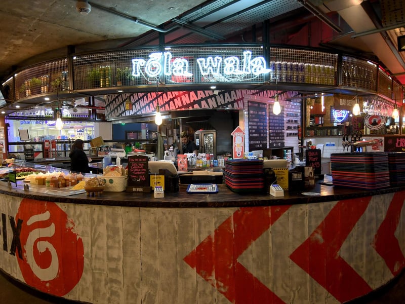 A permanent fixture at Trinity Kitchen, Rola Wala served Indian street food wraps, bowls and salads inspired by the flavours of Kolkata.