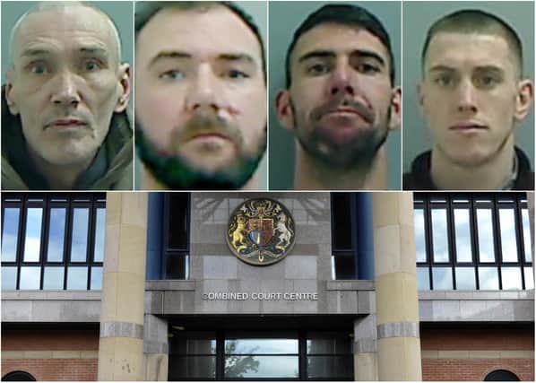 Some of the criminals facing Christmas behind bars after they were recently jailed at Teesside Crown Court.