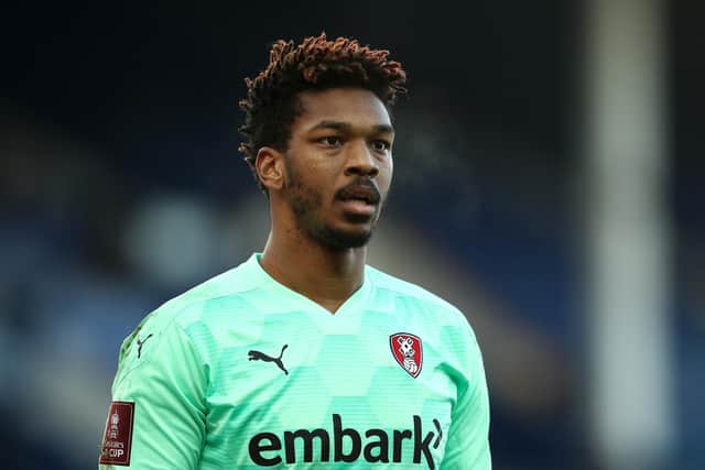 Rotherham boss Paul Warne expects loanee goalkeeper Jamal Blackman to remain at the club this month. (Photo by Jan Kruger/Getty Images)