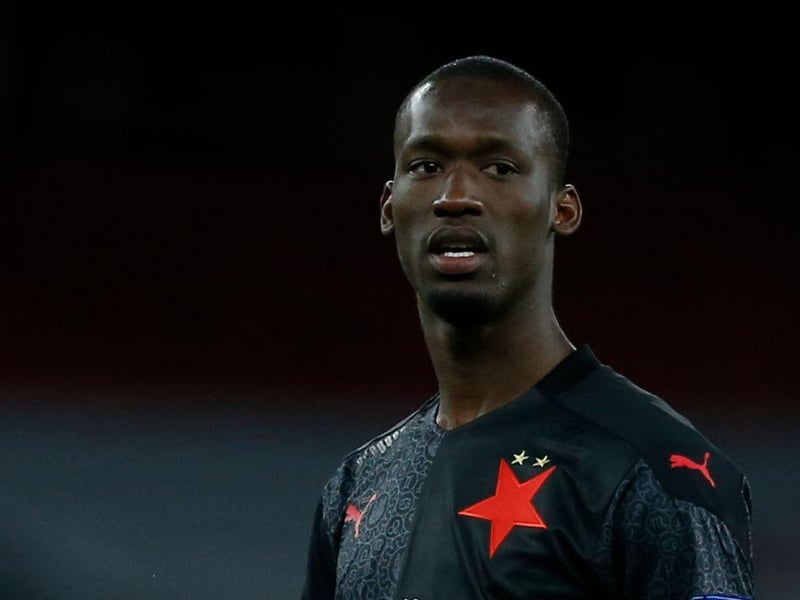 Slavia Prague boss Jindrich Trpisovsky has confirmed that the Czech giants had an agreement with a Premier League club not to play Abdallah Sima on Sunday, amidst Brighton holding talks over a deal for the forward. (O2 TV)
(Photo by IAN KINGTON/AFP via Getty Images)