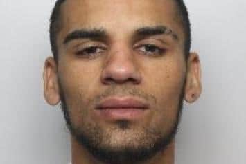Pictured is Domink Kroscen, aged 20, of Commercial Road, Newport, who was sentenced at Sheffield Crown Court to 30 months of custody and he was disqualified from driving for 27 months after he pleaded guilty to a burglary at The Prince of Wales Hotel, in Rotherham, and a fraud with a stolen bank card, and to a burglary at the Slug and Lettuce pub, in Sheffield, and to the theft of a car, and to dangerous driving, and to driving without a licence, and to driving without an insurance.