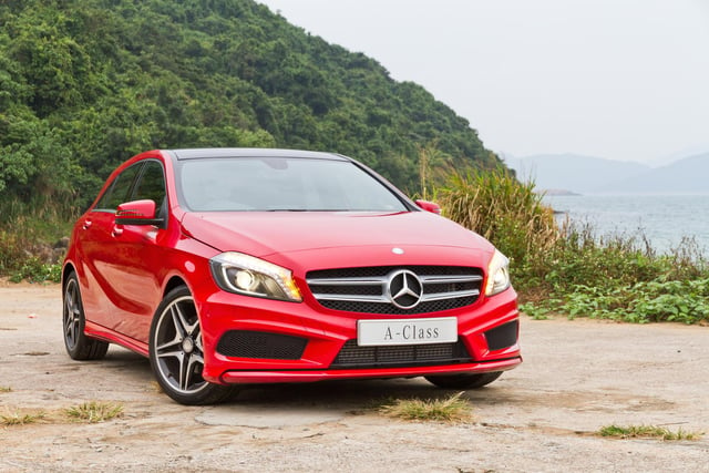 The Mercedes-Benz A-Class ranks third place as the UK’s most popular car