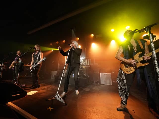 Def Leppard on stage during their One Night Only gig at The Leadmill in Sheffield on Friday, May 19. Photo: Danny Lawson/PA Wire