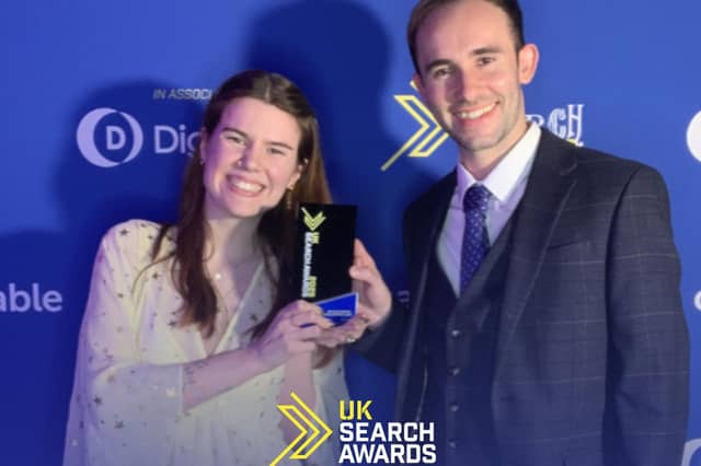 UniHomes' SEO Manager Dan Rawley and Content Executive Morgan Toft.