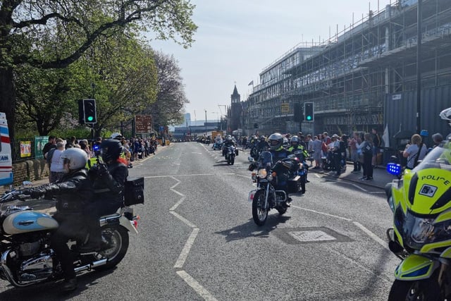 For 20 years, hundreds of bikers have revved across the city on Easter Sunday, ending their route at Weston Park opposite the hospital.