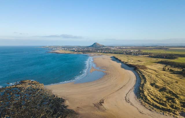Yellowcraig is a natural cove beach with spectacular views to the lighthouse on Fidra Island, the inspiration for Robert Louis Stevenson's famous tale Treasure Island.
It’s a popular family beach, with a barbecue site and a network of footpaths through the sheltered woodlands and extensive grassland. A hard surface track allows wheelchair users to access the top of the dunes on a hard standing area of decking