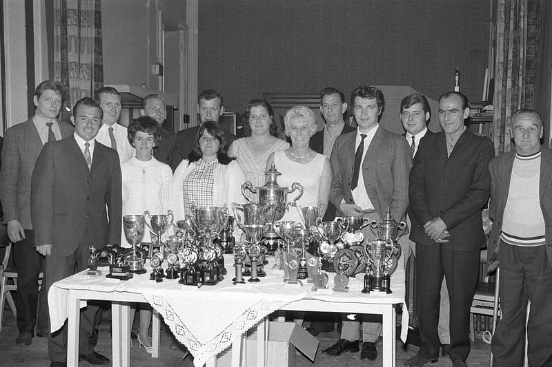 A darts presentation evening from 1970 - spot anyone you know?