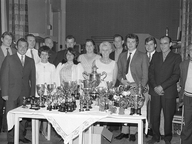 A darts presentation evening from 1970 - spot anyone you know?