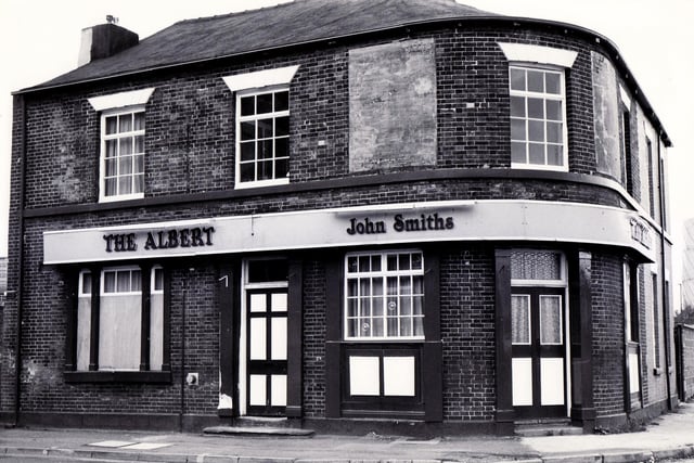 The Albert Inn pub in Attercliffe, Sheffield, in November 1986
