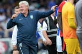 Steve Bruce on the sidelines as Sheffield Wednesday boss in a pre-season friendly at Lincoln City before leaving for Newcastle United a few days later