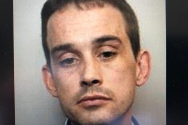 Leon Robinson, pictured, was jailed for one-year after he assaulted two female police officers.
Sheffield Magistrates’ Court – sitting at Sheffield Crown Court – heard on May 14 how Leon Robinson, aged 36 at the time, formerly of East Street, Darfield, Barnsley, had been arrested after he was found at the address of his partner despite a restraining order. 
Robinson pleaded guilty to breaching the order and admitted two counts of assaulting an emergency worker after his arrest and causing damage.
