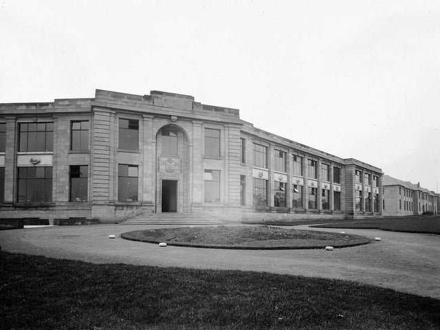 The University of Edinburgh's Kings' Buildings, at Blackford Hill, pictured in 1950.