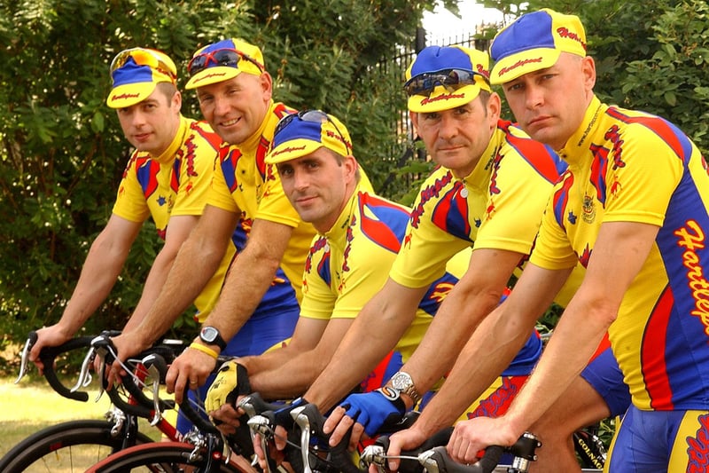 Members of Hartlepool Cycling Club in the picture in 2006.