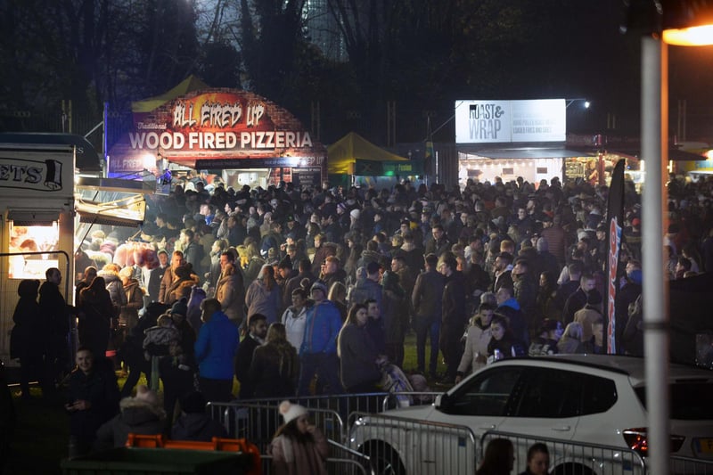 Big crowds at the After Dark event at Don Valley Bowl in November 2018