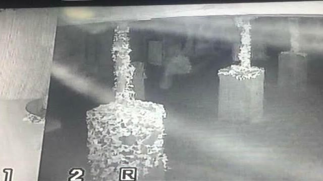 The Village in Mansfield, was an old nightclub back in the day. These days it is used for paranormal investigation evenings.
This picture shows a strange mist, seen on CCTV in one of the rooms. Ghost hunter Lee Roberts says they are still not sure what caused it.