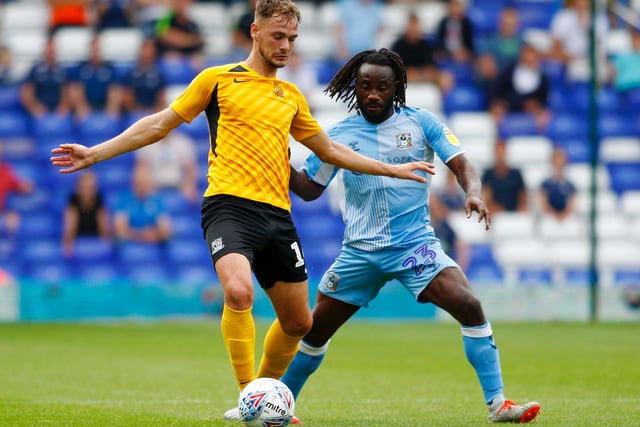The Coventry defender has made 41 appearances for the Sky Blues this term following his free transfer from Chelsea.