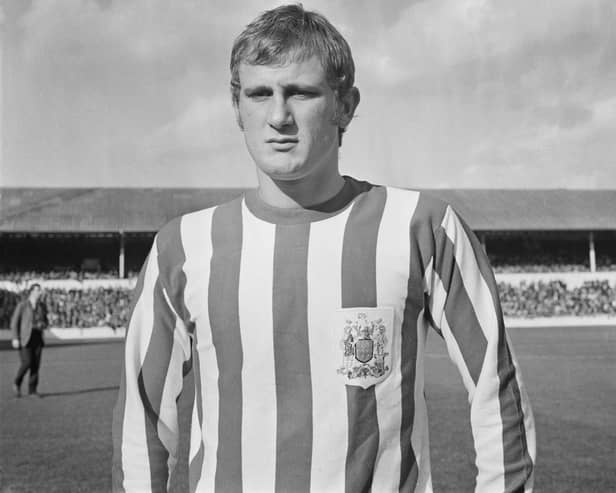 English footballer Len Badger of Sheffield United FC, UK, October 1967. (Photo by Evening Standard/Hulton Archive/Getty Images)