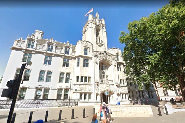 The Supreme Court normally sits in the Middlesex Guildhall in Westminster.