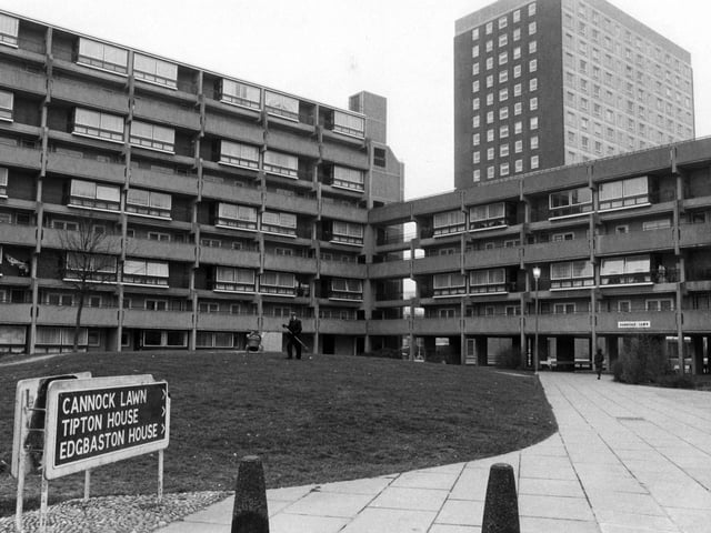 Cannock Lawn in March 1984