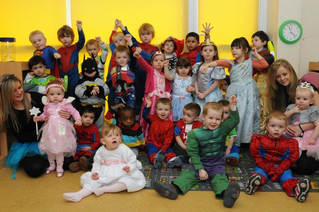 What a lovely photo from the Princesses and Superheroes day at Ashley Nursery in 2011.
