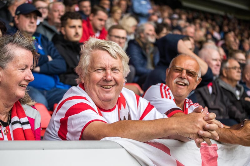 Sunderland fans had reason to smile after Saturday's game! Picture: Josh Bewick Photography.