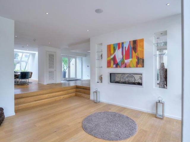 Open plan living.