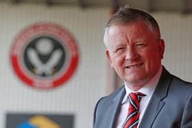 Chris Wilder on his first day as Blades manager: Simon Bellis/Sportimage