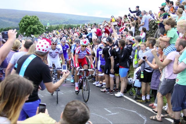 Crowds poured into Bradfield to watch the riders suffer on its famous hills.