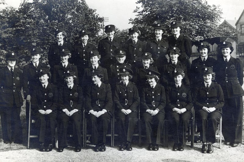 Firewomen of the National Fire Service, c 1945 (Picture Sheffield ref no U11166)