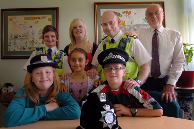 We hope this 2009 photo brings back happy memories. It shows Tony Metcalfe at Clavering Primary School and the launch of the Crimestompers project. Who remembers it?