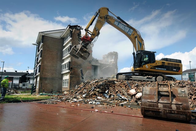 The demolition of the Cheviot Road flats in 2011. Did you live there?