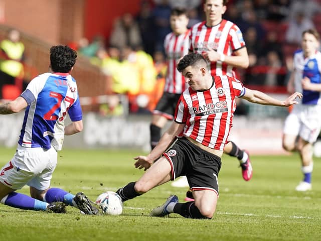 John Egan of Sheffield United is expected to start the Republic of Ireland's game against France: Andrew Yates / Sportimage