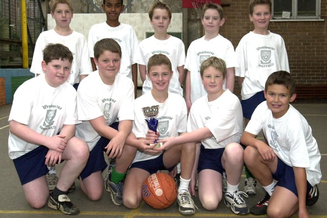 The Westbourne School Y7 basketball team