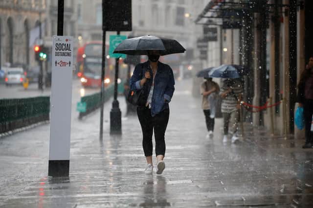 Sunshine and showers - some of which may be heavy - are forecast for Sheffield today.
