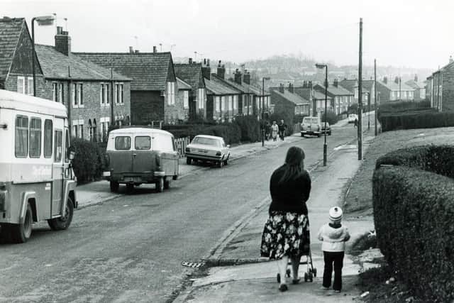 Houses on Paulet Road, Manor Estate, which were due for demolition in December 1983