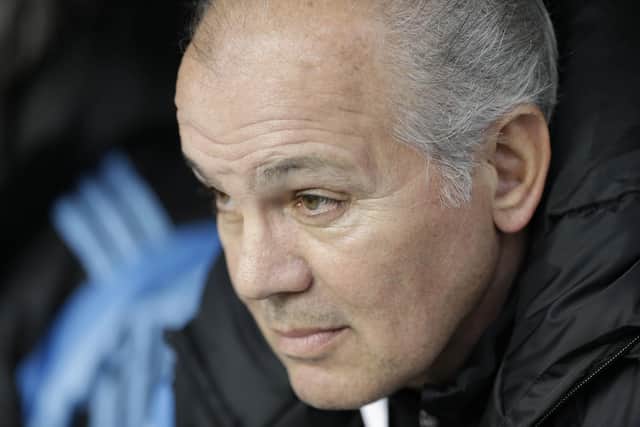 Former Argentina manager and Sheffield United player Alejandro Sabella: AP Photo/Natacha Pisarenko
