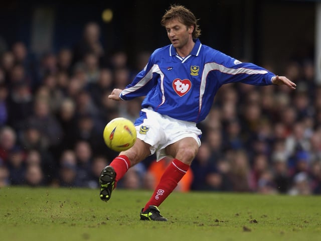 The former Premier League winner joined Pompey in January 2003 and made 33 appearances during his 18-month stay at Fratton Park. After retiring in 2005, Sherwood became Harry Redknapp’s assistant at Tottenham, before moving to become Spurs' technical director. He was given the Spurs job in 2014 and also managed Aston Villa. The 52-year-old  is now a regular pundit on Soccer Saturday and BT Sport. Picture: Jamie McDonald/Getty Images