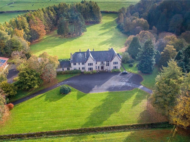 Prestigious residential estate centred on a luxurious stone built mansion in an accessible rural setting. Offers over £2,350,000.