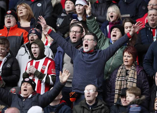 Sheffield United fans in fine voice ahead of 'today's quarter-final' - Simon Bellis/Sportimage