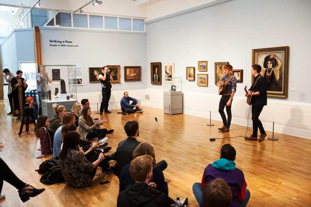 Natter Jacks perform a set in the Graves Gallery for Tramlines. Picture: Dan Sumption.