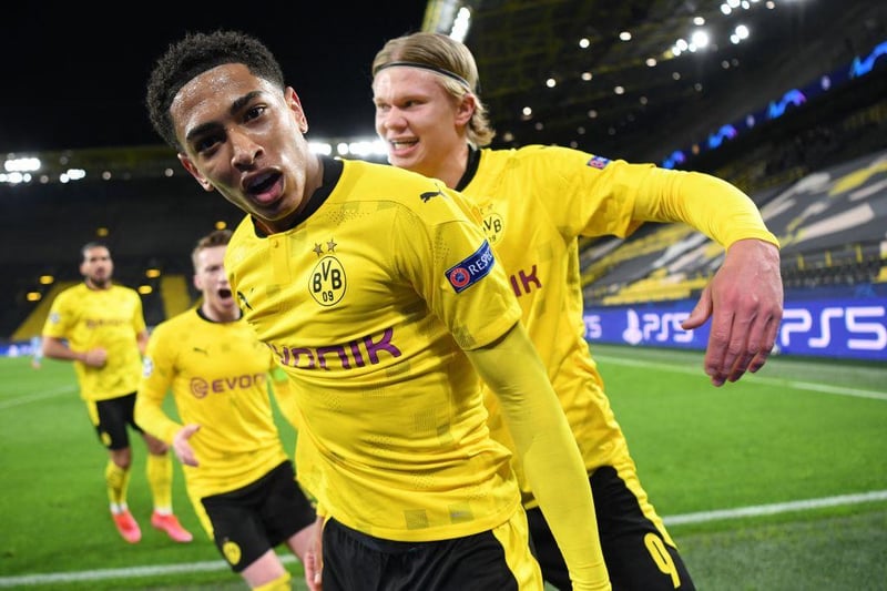 The Germans doing England a favour. Dortmund haven't signed up to the Super League so the prodigious young playmaker is in. 

(Photo by INA FASSBENDER/AFP via Getty Images)