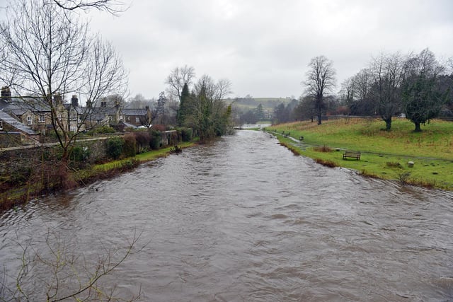 A flood warning has been issued for Bakewell.