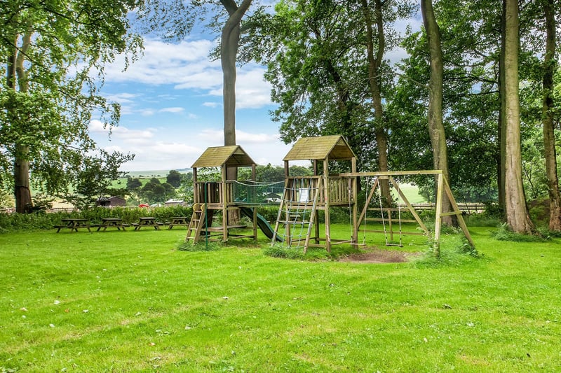 The children's play area at Archie's Farm