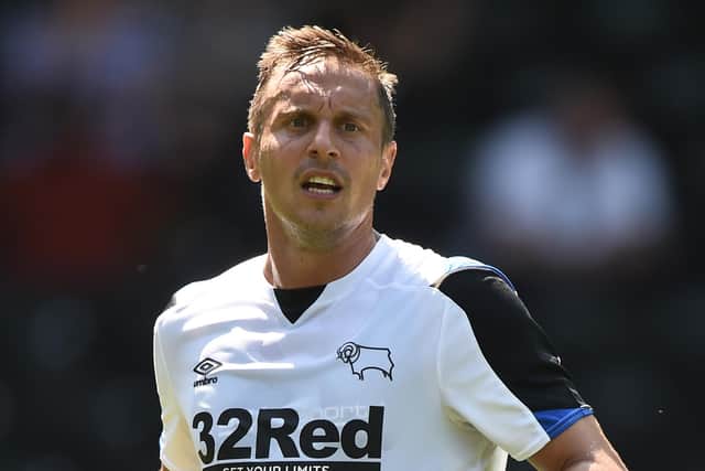 Phil Jagielka played for Derby County against Manchester United at the weekend (Nathan Stirk/Getty Images)